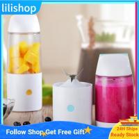 ราคา Lilishop LUCKDANO เครื่องคั้นน้ำผลไม้แบบพกพาแบบชาร์จไฟได้ เครื่องปั่น USB ถ้วยเครื่องดื่มขนาดเล็ก 400 มล. ปั่นผักและผลไม้สมูทตี้ประสิทธิภาพสูง มีสีฟ้า สีชมพู สีส้ม สีแดง (50658415080)