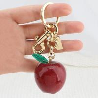 ราคา For Coach Handbag Shoulder Bag Red Crystal Apple Pendant Decoration Exquisite Keychain Attachment Part (28934682066)