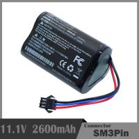 ราคา แบตเตอรี่หุ่นยนต์ดูดฝุ่น 10.8V-11.1V 2600mAh 28.8Wh Model:S631-108-2600 /Plug SM 3Pin 3สาย (19228714725)