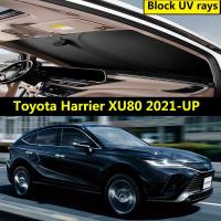 ราคา ม่านบังแดดรถยนต์สําหรับ Toyota Harrier XU80 2021-UP ภายในรถแรเงาแผ่นด้านหน้ากระจก Light Shield Sun Protection (50408928912)