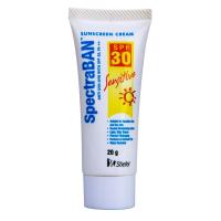 ราคา SpectraBAN Sunscreen Cream Sensative สเป็คตร้าแบน ครีมกันแดด SPF30 PA++ 20 g. (6519538297)