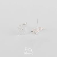 ราคา Pretty Moment ต่างหูเงิน กวางน้อย ต่างหูเงินแท้ ต่างหูมินิมอล 925 เงางาม น่ารัก มินิมอล ของขวัญ (2867787598)