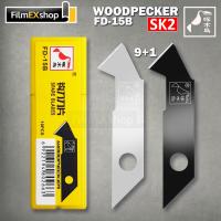 ราคา FD-15B มีดคัตเตอร์ ตัดแผ่นอะคริลิค พลาสติก (หลอด 10 ใบ) Woodpecker Razor Blades (6383073783)