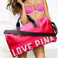 ราคา พร้อมส่ง แท้ %VICTORIA'S SECRET LOVE PINK TRAVEL BAG (160928265)