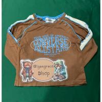 ราคา เสื้อยืดแขนยาวคอกลมของเด็กมือสอง (สีน้ำตาล) Size 90 แบรนด์ Converse ของแท้ ✨% สภาพ 85% (27061957527)