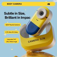 ราคา 2.7K Mini Body Camera, Thumb Size Action Body Cam, กล้องกีฬาสวมใส่, Magnetic Sport DV สําหรับ Vlog Pet Camera Recorder (55752213919)