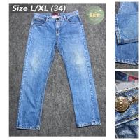ราคา LE.VIS กางเกงยีนส์ขาตรงเอวสูงวินเทจ Unisex [2HAND|สินค้าsiUSA|SECONDHAND] (50354340077)