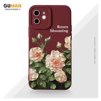ราคา GUMAN เคสไอโฟน เคสซิลิโคนนุ่มกันกระแทกน่ารักตลก เคสโทรศัพท์ สีดำ Compatible for iPhone 16 15 14 13 12 11 Pro Max SE 2020 X XR XS 8 7 6 6S Plus พลัส XYM1794 (20177302861)