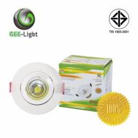 ราคา GEE-Light โคมไฟ ดาวน์ไลท์ฝังฝ้า แอลอีดี Downlight COB LED 5W แสงวอมไวท์ Warm White 3000K (880481004)