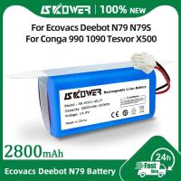 ราคา แบตเตอรี่หุ่นยนต์ SKOWER 2800mAh สำหรับ Conga Excellence 990 950 1090 Ecovacs Deebot N79 N79S DN622 Tesvor X500 เครื่องด (55658153292)