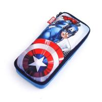 ราคา กระเป๋าดินสอ ผ้าแคนวาส แบบนิ่ม แต่งซิป ลาย Marvel Legends Captain America สําหรับใส่เครื่องสําอาง (19976580679)