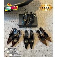 ราคา Ysl Little ผู้หญิงผู้หญิงผู้หญิงรองเท้าส้นสูงทองรองเท้าแตะขนาดเล็ก Pointed Toe Square ysl รองเท้าส้นสูงทองบาร์รองเท้าส้นสูงผู้หญิงรองเท้าส้นสูง ysl ส้นทองขนาดเล็ก w6.5cmysl รองเท้าส้นสูงทองบาร์ lauren