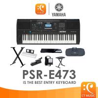 ราคา [ใส่โค้ดลด 1000บ.] Yamaha PSR-E473 Portable Keyboard คีย์บอร์ดไฟฟ้ายามาฮ่า รุ่น PSR-E473 (20150735890)