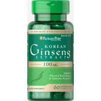 ราคา โสมเกาหลี Korean Ginseng / 60 Capsules แบรนด์ Puritan's Pride วิตามินนำเข้า มาตรฐาน FDA สหรัฐอเมริกา (1631453756)