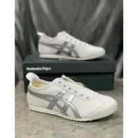 ราคา Onitsuka Slip On รองเท้าสีขาวสีเงิน (49857337945)