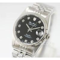 ราคา นาฬิกา Olym pianus sportmaster Automatic sapphire 89322AM-423 หน้าปัดดำ (43376875555)