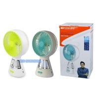 ราคา Kamisafe พัดลมตั้งโต๊ะ พร้อมไฟ LED รุ่นKM-F0296 (6533482149)