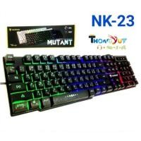 ราคา Nubwo NK-23 Mutant Gaming Keyboard RUBBER DOME ไฟทะลุ/Nubwo NK-36 MARS GAMING KEYBOARD คีย์บอร์ดเกมส์มิ่ง สายUSB (2700671375)