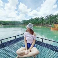 ราคา เสื้อไหล่เฉียงลายทางสีชมพู (7542133965)