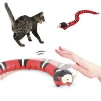 ราคา Smart Sensing Interactive Cat Toys Automatic Eletronic Snake Cat Teasering Play USB Rechargeable Kitten Toys for Cats Do (25853852695)