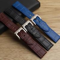 ราคา MONTBLANC 22มิลลิเมตรหนังแท้สายนาฬิกาข้อมือผู้ชายสายนาฬิกาสําหรับ มงบล็อง ดาว 36065 wtachวงเข็มขัดสร้อยข้อมือสีน้ําตาลสีดําสีฟ้าที่มีโลโก้ (43363743978)