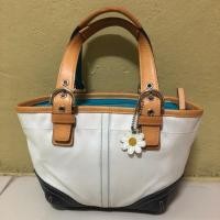 ราคา ของแท้ 100% กระเป๋า Coach มินิ Shoppingมือสองlike new (4916882891)
