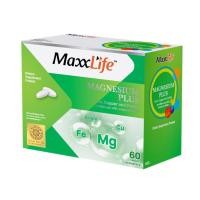 ราคา Maxxlife Magnesium Plus แมกนีเซียม 60 เม็ด อาหารเสริมลดความเครียด ไมเกรน ตะคริว (25535146528)