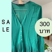 ราคา ZARAมือสอง ZARAมือ2 เดรสซาร่า เดรสเขียวZARA เดรสซาร่าลุคลูกคุณ (22007876853)