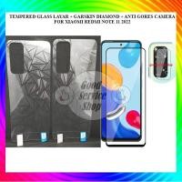 ราคา Layar Xiaomi Redmi Note 11 2022 3in1 Garskin Diamondกระจกนิรภัยหน้าจอยืดหยุ่นกล้องกระจกเต็มหน้าจอผิวยาม (25137500790)