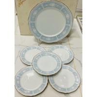ราคา เซ็ตจานเค้ก+จานแบ่ง,จานขนม Noritake (22360764785)