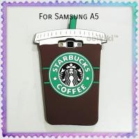 ราคา Starbucks Silicone Coffee Drink Samsung A5 Phone Soft Rubber Case Cover [USED] (56004898040)