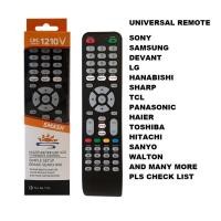 ราคา รีโมทสากลสําหรับทีวี CRC 1210 PENSONIC SHARP SAMSUNG ใช้สําหรับ LG TCL SONY DEVANT ฯลฯ (43456386854)