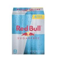 ราคา RED BULL SUGAR FREE Energy Drink (Europe Imported) เรดบูล เครื่องดื่มชูกำลัง ไม่มีน้ำตาล 250ml. x 4cans (46851962892)