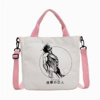 ราคา ถุงเป้.Attack.on.Titan tote bag สำหรับผู้หญิง (53659431797)