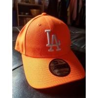 ราคา หมวกLA NEW ERA 9FORTYสีส้ม(แท้)มือสอง (5867894014)