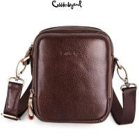 ราคา Cobbler Legend กระเป๋าสะพายหนังแท้สําหรับผู้ชาย, กระเป๋าใบเล็กหนังวัวธรรมชาติ (48457362649)