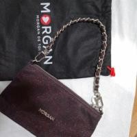 ราคา กระเป๋าสีแดง morgan คล้องมือสายโซ่ (2559979371)