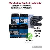 ราคา Deli indonesia ยางในจักรยาน/ท่อ 700x25/28C FV วาล์ว: 80 มม. 4-6-8 ซม. เกียร์คงที่ ถนน ทัวร์ริ่ง (51607640879)