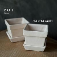 ราคา กระถางดินเผาสี่เหลี่ยม 3.8*3.8 นิ้ว พร้อมจานรอง 12 ชุด (3437002456)