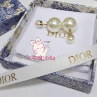 ราคา New! DIOR Tribales Resin Pearl Earrings (43929564840)