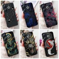 ราคา Infinix Smart 8 / Smart 8 Pro / Smart 8 HD / Smart8 Plus Fashion Dragon Spider Style Pattern Black Silicone Soft Case (27917927121)