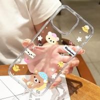ราคา น่ารัก Rilakkuma พิมพ์อะคริลิคโปร่งใสเคสโทรศัพท์สําหรับ iPhone 16 15 14 13 12 11 Pro Max XS XR 7 8 Plus กันกระแทกฮาร์ดปกหลัง (40200946166)