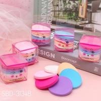 ราคา Round Powder SPONGE กล่องบรรจุภัณฑ์ / แป้งพัฟ SPONGE เนื้อหา 6 ชิ้น (18973568960)