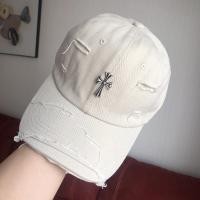 ราคา Chrome Hearts หมวกเบสบอลแฟชั่นและอเนกประสงค์สําหรับผู้หญิงดูดี Chrome Hearts Cross Peaked Cap (24536771422)