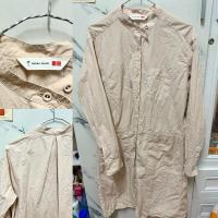 ราคา มินิเดรส แขนยาว สีครีม ป้าย Uniqlo เดรสมินิมอล (27215709792)