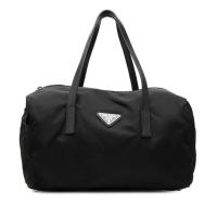 ราคา Prada Handbag Nylon Leather Triangle Logo Used (50909395512)
