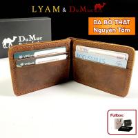ราคา กระเป๋าสตางค์แนวนอนสําหรับผู้ชายสําหรับเงินและบัตร Du Mu waxed cowhide Leather จาก VietNam VGB017N1 (52256132292)