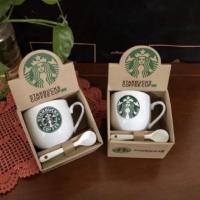 ราคา พร้อมส่ง แก้ว แก้วน้ำ ถ้วยกาแฟสตาร์บัค ถ้วยกาแฟร้อน แก้วชงกาแฟ ช้อน ช้อนกาแฟ ราคาถูก (9568822129)
