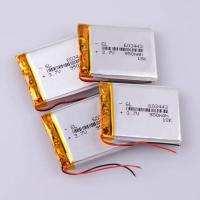 ราคา 603443 3.7V 950mAH 583443 Polymer Lithium Ion / Li-ion Battery for TOY,POWER BANK,GPS,mp3,mp4 603442 DVR (27161447894)