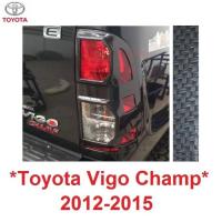 ราคา ครอบไฟท้าย ลายเคฟล่า TOYOTA HILUX SR5 MK6 VIGO CHAMP 2012 - 2015 ครอบไฟท้ายรถ โตโยต้า วีโก้ แชมป์ ครอบไฟ ไฟท้าย คาร์บอน (24392372630)